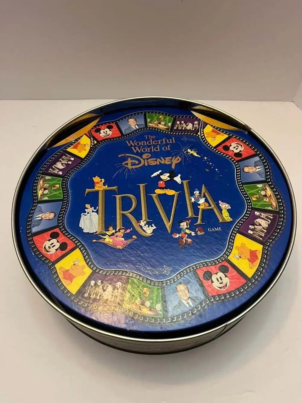 1997 The Wonderful World of Disney Trivia Game in Collector Tin by Mattel